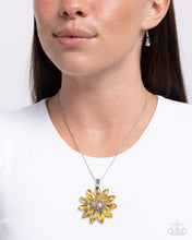 Load image into Gallery viewer, Fortunate Floral - Yellow Necklace