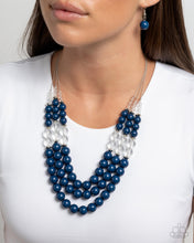 Load image into Gallery viewer, Speckled Statement - Blue Necklace