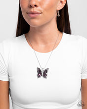 Load image into Gallery viewer, Magical Metamorphosis - Purple Necklace