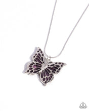 Load image into Gallery viewer, Magical Metamorphosis - Purple Necklace