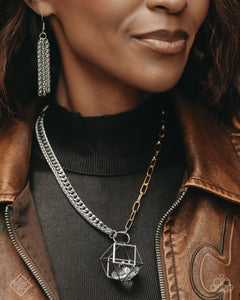 Enclosed Edge - Multimetal Necklace