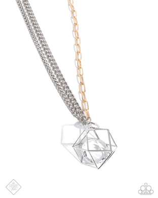 Enclosed Edge - Multimetal Necklace