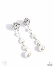 Load image into Gallery viewer, Modish Motif - White Earrings