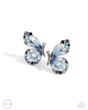 Load image into Gallery viewer, Decadent Descent - Blue Clip-On Earrings