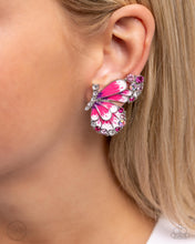 Load image into Gallery viewer, Decadent Descent - Pink Clip-On Earrings