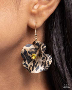 Legendary Leopard - Yellow Earrings