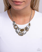 Load image into Gallery viewer, Mixed Motive - Silver Necklace