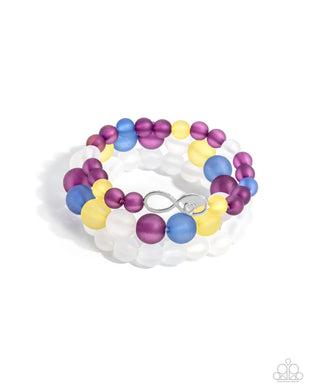 Simplistic Stack - Purple Set of Bracelets