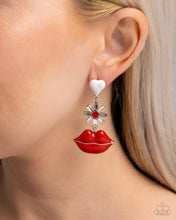 Load image into Gallery viewer, Let Me Kiss You - Red Post Earrings