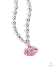Load image into Gallery viewer, Keepsake Kisser - Pink Necklace