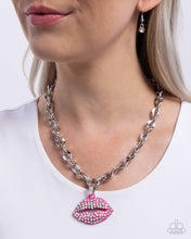 Load image into Gallery viewer, Keepsake Kisser - Pink Necklace