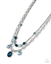 Load image into Gallery viewer, Just for this Moment - Blue Necklace