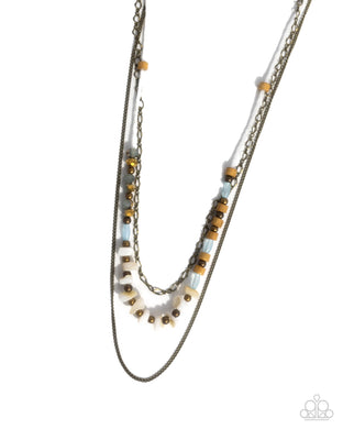 Eclectic Effort - Brass Necklace