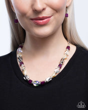 Load image into Gallery viewer, Frenetic Feeling - Purple Necklace