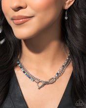 Load image into Gallery viewer, Mismatched Makeover - Blue Necklace