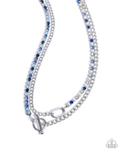 Load image into Gallery viewer, Mismatched Makeover - Blue Necklace