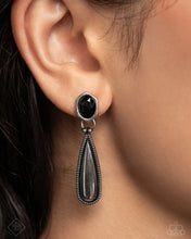Load image into Gallery viewer, Festival Fame - Black Earrings
