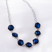 Load image into Gallery viewer, Drowning in Dazzle - Blue Necklace
