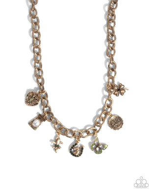 Good Luck To You - Green Necklace