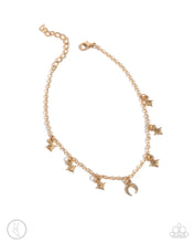 Load image into Gallery viewer, Stargazing Night - Gold Anklet
