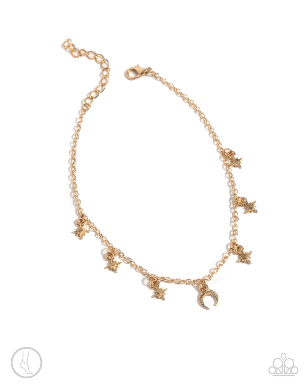 Stargazing Night - Gold Anklet