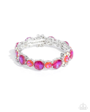 Floral Find - Orange Bracelet