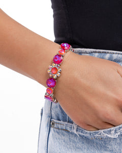 Floral Find - Orange Bracelet