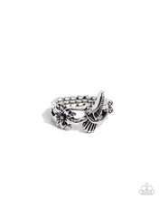 Load image into Gallery viewer, Handcrafted Hummingbird - Silver Ring