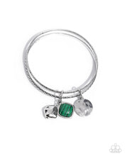 Load image into Gallery viewer, Adorably Authentic - Green Bangle Bracelet