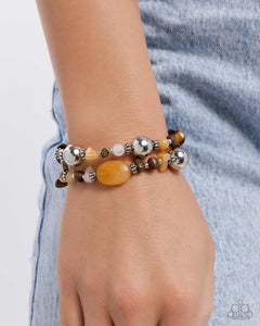 Heroic Harmony - Yellow Stretchy Bracelet