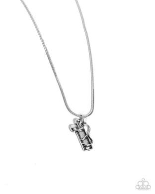 Hole in One Haute - Silver Necklace