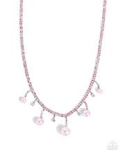 Load image into Gallery viewer, Shimmery Safeguard - Pink Necklace