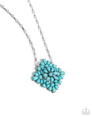 Stony Strength - Blue Necklace