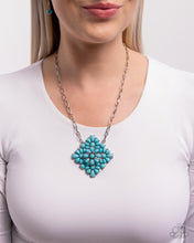 Load image into Gallery viewer, Stony Strength - Blue Necklace