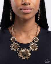Load image into Gallery viewer, Sunflower Spring - Gold Necklace