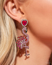 Load image into Gallery viewer, Flamingo Freestyle - Pink Post Earrings