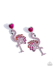 Load image into Gallery viewer, Flamingo Freestyle - Pink Post Earrings