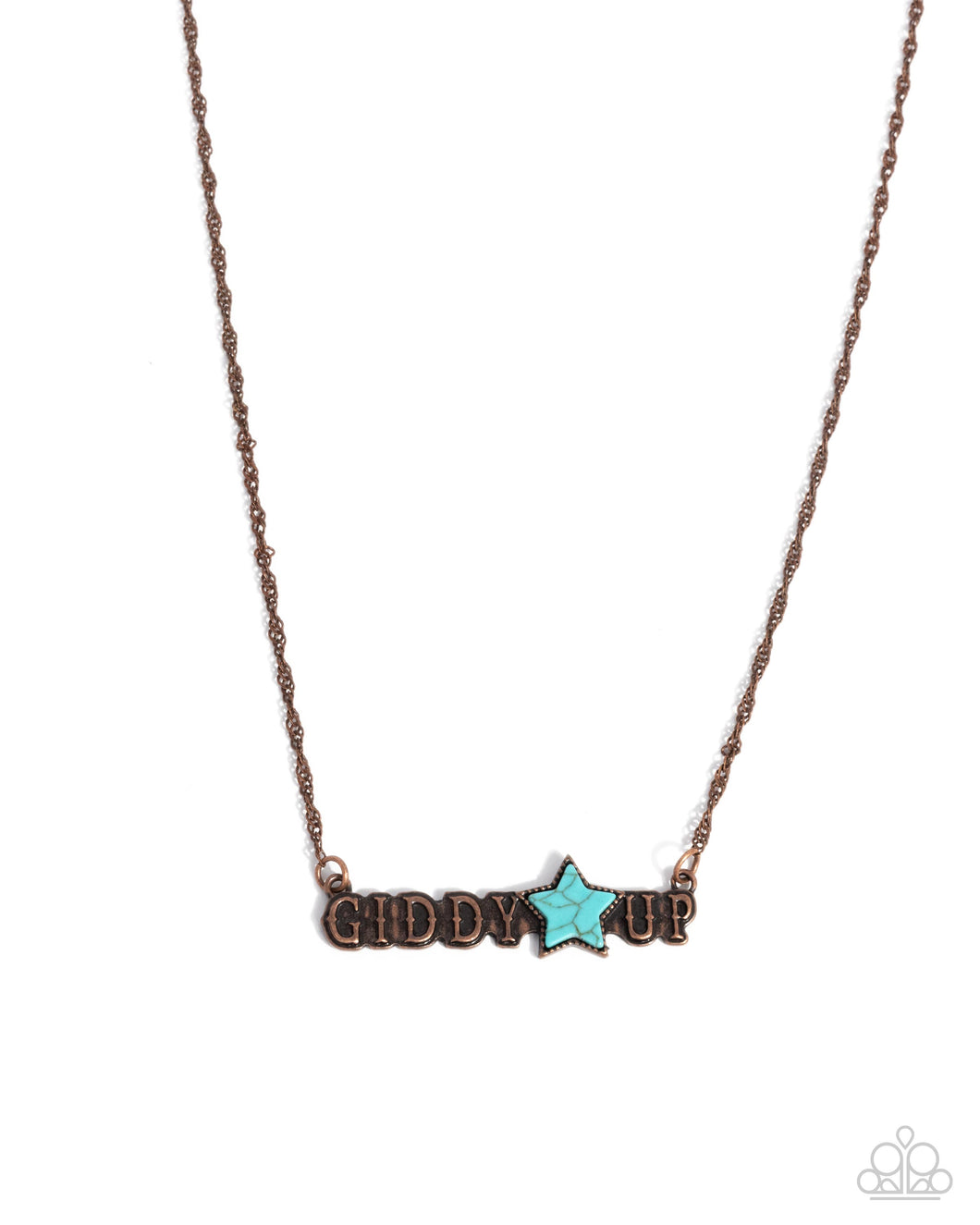 Giddy Up Glam - Copper Necklace