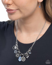 Load image into Gallery viewer, Welcome to the Show - Blue Necklace