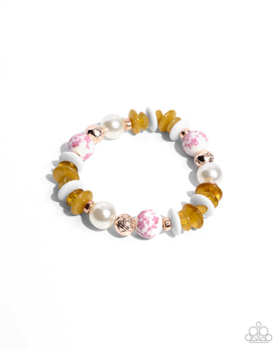 Porcelain Pattern - Pink Bracelet