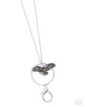 Load image into Gallery viewer, Exemplary Eagle - Silver Lanyard