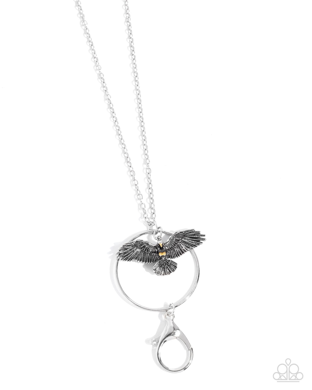 Exemplary Eagle - Silver Lanyard