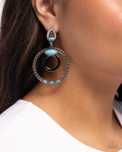 Load image into Gallery viewer, Handcrafted Hero - Black Post Earrings