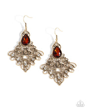 Load image into Gallery viewer, Lattice Legacy - Brown Earrings