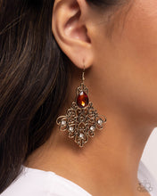 Load image into Gallery viewer, Lattice Legacy - Brown Earrings