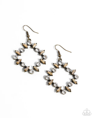 Pampered Promise - Brass Earrings