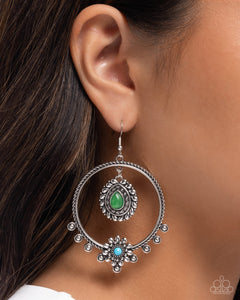 Neutral Nuance - Green Earrings