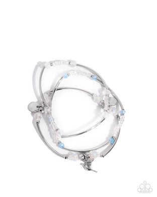 Generational Glitz - Blue Stretchy Bracelets
