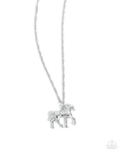 Load image into Gallery viewer, Stallion Statement - Silver Necklace