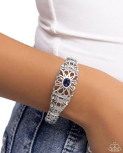 Load image into Gallery viewer, Cultured Creation - Blue Stretchy Bracelet